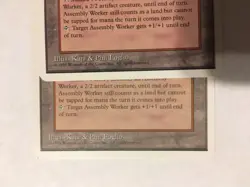 2X MTG 4TH EDITION MISHRA'S FACTORY / SP/NM / WRONGWAY052 - Image 2