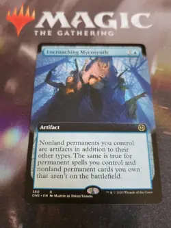 MTG. 2x Encroaching Mycosynth. Borderless. Phyrexia: All Will Be One. Nm - Image 1