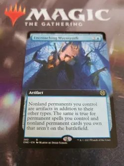 MTG. 2x Encroaching Mycosynth. Borderless. Phyrexia: All Will Be One. Nm - Image 2