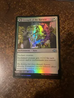 Strength of the Harvest LP Modern Horizons 3 MTG Magic The Gathering FOIL - Image 1