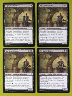 Big Game Hunter x4 Time Spiral Remastered 4x Playset Magic the Gathering MTG - Image 1