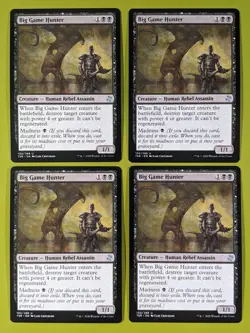 Big Game Hunter x4 Time Spiral Remastered 4x Playset Magic the Gathering MTG - Image 2