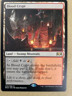 MTG 1x Blood Crypt # 245 Ravnica Allegiance Modern Magic the Gathering x1 NM - Image 2