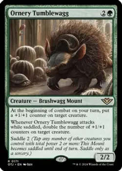 Ornery Tumblewagg - Promo Pack Light Play, English Magic the Gathering MTG Magic - Image 1