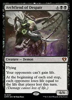 [1x] Archfiend of Despair Near Mint, English Commander Masters MTG Magic - Image 2