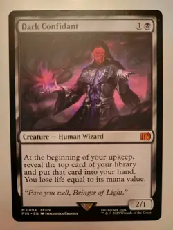 MTG - Final Fantasy: Dark Confidant (0094) - Mythic Rare - Near Mint - Image 3