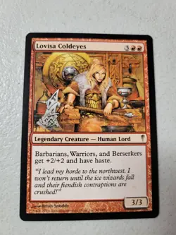1x MTG Magic the Gathering Lovisa Coldeyes (90/155) Coldsnap LP Free Shipping - Image 4