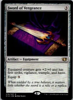 Sword of Vengeance Commander 2014 MTG LP - Image 3