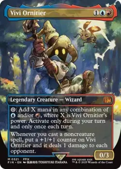 Vivi Ornitier (Borderless) -Foil Near Mint MTG Universes Beyond: FINAL FANTASY - Image 2