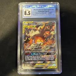 Reshiram & Charizard GX SM201 Sm Holo - Image 2