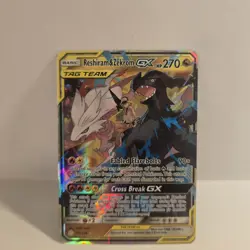 Pokemon Reshiram & Zekrom GX 157/236 Cosmic Eclipse Sun & Moon Card - Image 13