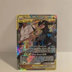 Pokemon Reshiram & Zekrom GX 157/236 Cosmic Eclipse Sun & Moon Card - Image 4