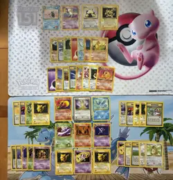 Vintage Pokemon Card Lot WOTC First Edition Shadowless Gold Border Meowth - Image 8