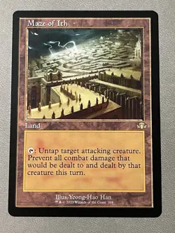 Maze of Ith (retro frame) [Dominaria Remastered #398] M/NM MTG Magic - Image 1