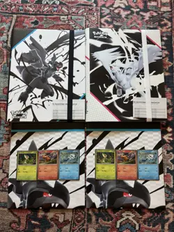 Pokemon TCG Scarlet Violet Black Bolt & White Flare Binders + Poster + Promos! - Image 5