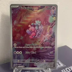 Pokemon Card Tinkatink 216/193 Illustration Rare Paldea Evolved Near Mint - Image 1