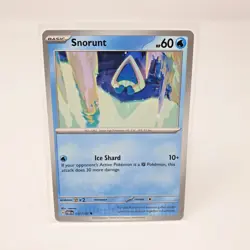 Snorunt Crimp Error Card 037/182 Paradox Rift Pokemon TCG ENG - Image 1