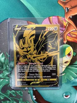 Pokémon TCG Zacian v SWSH076 Sword & Shield Promo Card Holo Mint/Nm Condition - Image 3