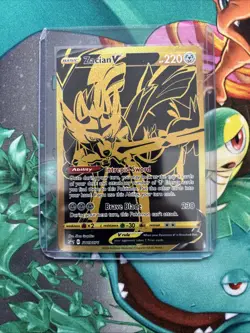 Pokémon TCG Zacian v SWSH076 Sword & Shield Promo Card Holo Mint/Nm Condition - Image 7