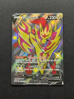 Zamazenta V SWSH293 Sword & Shield - Black Star Promo Pokémon Card - NM/Mint - Image 1