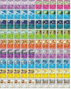90 Lot Eevee Umbreon Sylveon Jolteon Leafeon Master ball Gem Pack Pokemon #4 -MM - Image 6