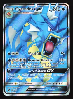 Pokemon Gyarados GX 101/111 Crimson Invasion Ultra Rare Full Art Holo HP/DMG - Image 3