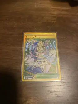 Pokémon TCG Jamming Tower Hyper Rare Card 243/182 Destined Rivals - Image 1
