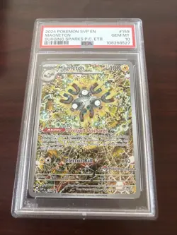2024 Pokémon SVP EN Magneton Surging Sparks PSA 10 #159 P.C. ETB - Image 1