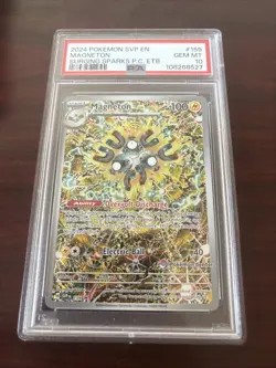 2024 Pokémon SVP EN Magneton Surging Sparks PSA 10 #159 P.C. ETB - Image 3