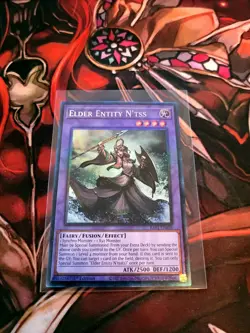 YUGIOH TCG ELDER ENTITY N'TSS RA01-EN026 COLLECTOR RARE 1ST EDITION - Image 1