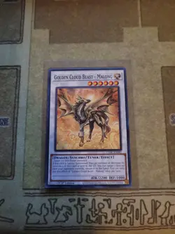 YUGIOH GOLDEN CLOUD BEAST MALONG CYAC-EN082 COMMON 1ST ED NM - Image 3