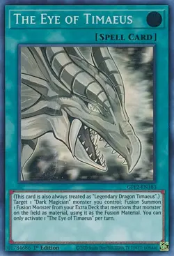 The Eye of Timaeus (Ghost Rare) GFP2-EN183 Ghosts from the Past: the 2nd Haunting 1st Edition - Image 1