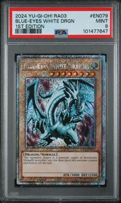 Blue-Eyes White Dragon (Quarter Century Secret Rare) RA03-EN079 Quarter Century Bonanza 1st Edition - Image 4