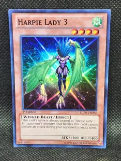 Yugioh Harpie Lady 3 LCJW-EN092 1st Edition NM Condition - Image 1