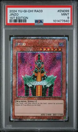 Jinzo (Platinum Secret Rare) RA03-EN099 Quarter Century Bonanza 1st Edition - Image 4