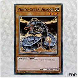 Proto-Cyber Dragon - LEDD-ENB05 - Common 1st Edition Yugioh - Image 1