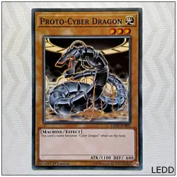 Proto-Cyber Dragon - LEDD-ENB05 - Common 1st Edition Yugioh - Image 2