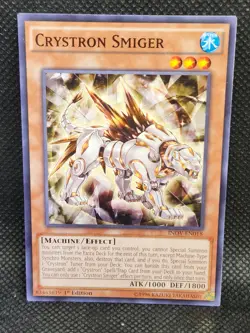 Yugioh Crystron Smiger INOV-EN018 1st Edition Excellent Condition - Image 5