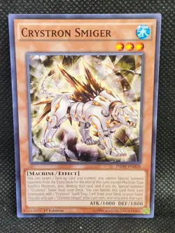 Yugioh Crystron Smiger INOV-EN018 1st Edition Excellent Condition - Image 7