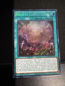 Primite Lordly Lode (Secret Rare) - Battles Of Legend: Monster Mayhem BLMM-EN172 - Image 1