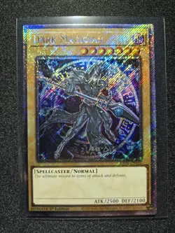 Dark Magician Platinum Secret Rare RA04-EN106 Yugioh 7th artwork - Image 5