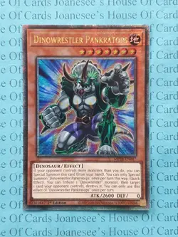 MP24-EN047 Dinowrestler Pankratops Quarter Century Secret Yu-Gi-Oh Card 1st New - Image 5