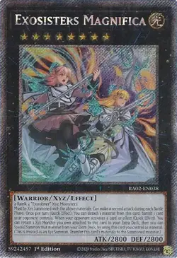 Exosisters Magnifica (Platinum Secret Rare) RA02-EN038 25th Anniversary Rarity Collection II 1st Edition - Image 1