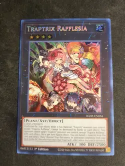 Traptrix Rafflesia (Secret Rare) RA02-EN034 25th Anniversary Rarity Collection II 1st Edition - Image 2