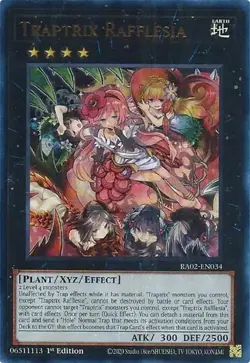 Traptrix Rafflesia (UR) RA02-EN034 25th Anniversary Rarity Collection II 1st Edition - Image 1