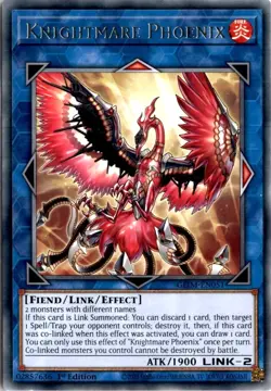 Knightmare Phoenix - GEIM-EN051 - Rare - 1st Edition NM YuGiOh! - Image 1