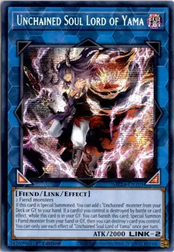 Unchained Soul Lord of Yama - YuGiOh MP24-EN101 - Prismatic Secret Rare NM - Image 1