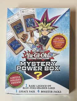 Yu-Gi-Oh Yugioh Mystery Power Box Holiday Edition Factory Sealed Blue Eyes Card - Image 3