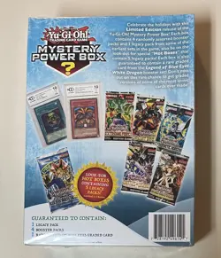 Yu-Gi-Oh Yugioh Mystery Power Box Holiday Edition Factory Sealed Blue Eyes Card - Image 4
