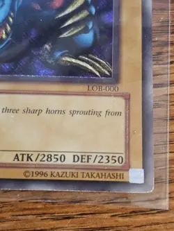Tri-Horned Dragon LOB-000 The Legend of Blue Eyes White Dragon Unlimited - Image 8